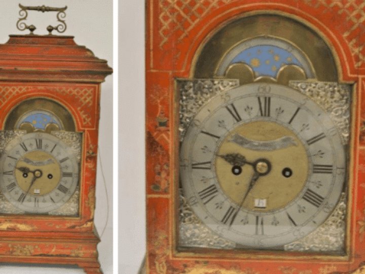 Time is right for rare clock found in Derbyshire house clearance to excel at auction