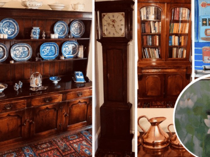 Everything must go! Contents of period Derbyshire home up for auction with ALL lots starting at £5
