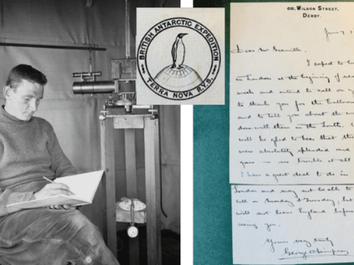 Weather expert’s letters from Scott’s Antarctic Expedition spark bidding storm – as forecast!