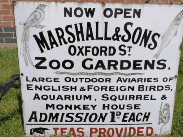 Sign of good times! Find sparks memories of quirky Derbyshire zoo a century ago