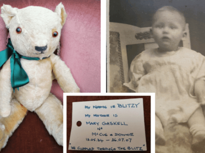 Blitzy – &#8216;super special&#8217; bear that comforted little girl in wartime – discovered in attic