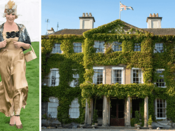 Stylish nostalgia!  Enjoy period fashion show in period elegance at Bishton Hall this August