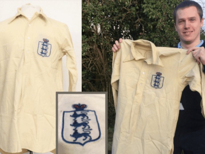 Why a match-worn England football shirt could net you a small fortune