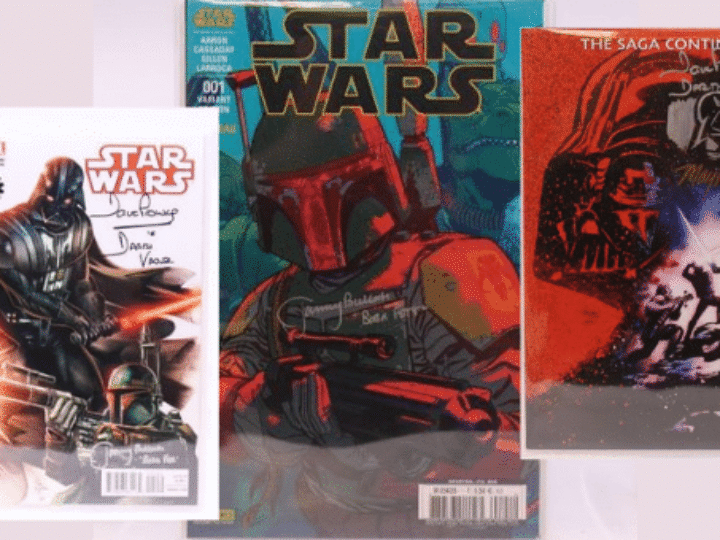 Star Wars memorabilia signed by actors in film trilogy set to delight fans