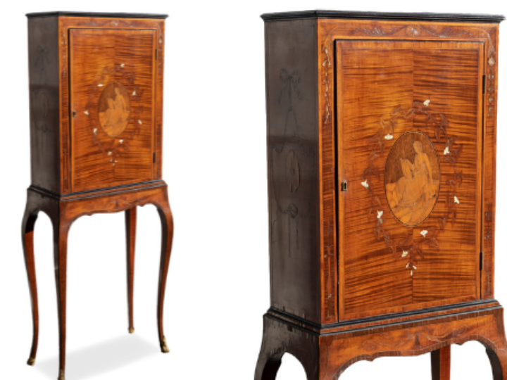 Craftsmanship at its best! Cabinet attributed to renowned 18th century maker could achieve £20,000 at auction