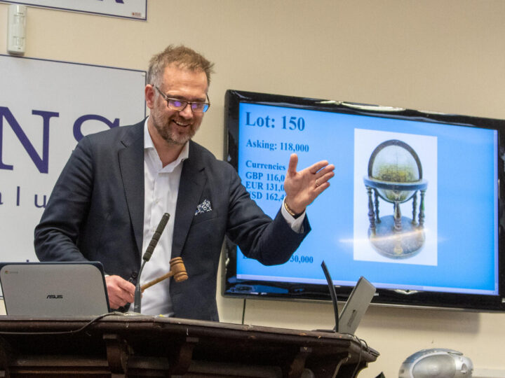 Ancient globe – bought for £150 at Welsh antiques fair – sells for colossal sum at auction