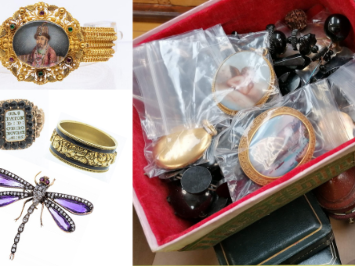 Out of the shadows! Jewellery found under floorboards dazzles at auction