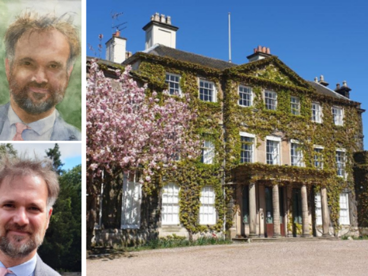 Antiques expert Charles Hanson stunned to discover portrait of himself at Bishton Hall event