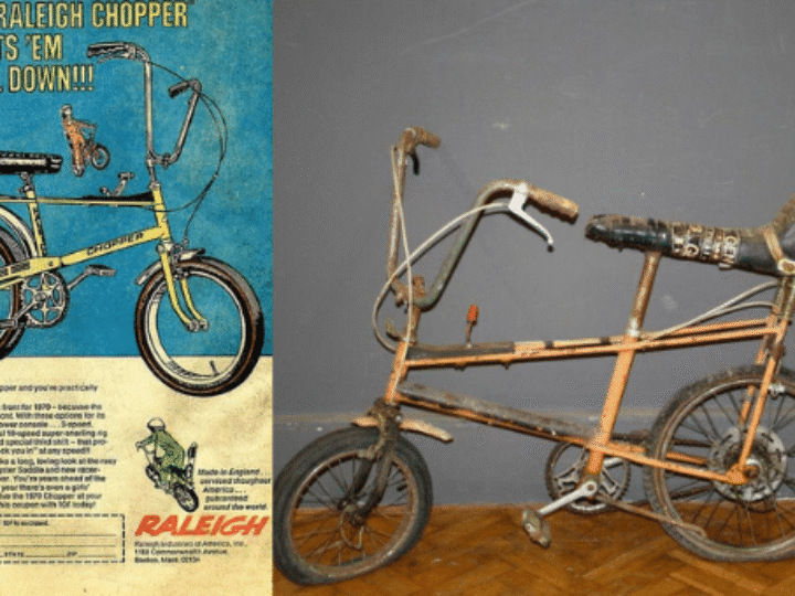 Battered 1970s Raleigh Chopper discovered after decades in garden shed &#8211; and saved from skip &#8211; set for auction