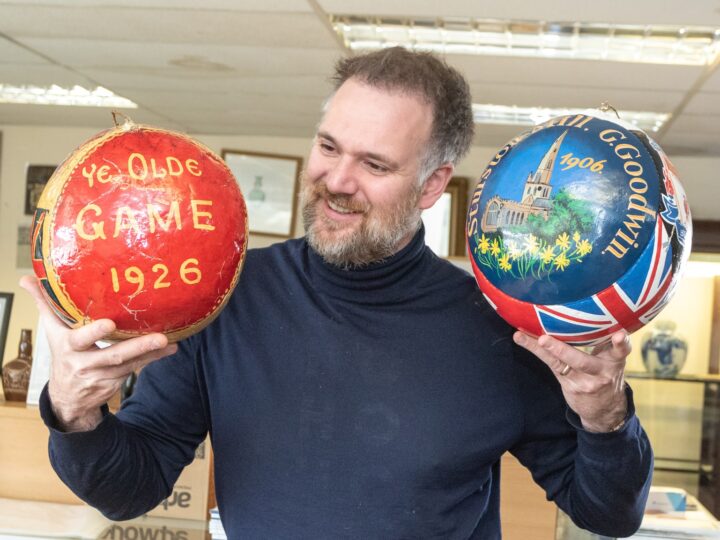 Ashbourne’s Shrovetide balls bounce high with bidders – and are set to stay in Derbyshire