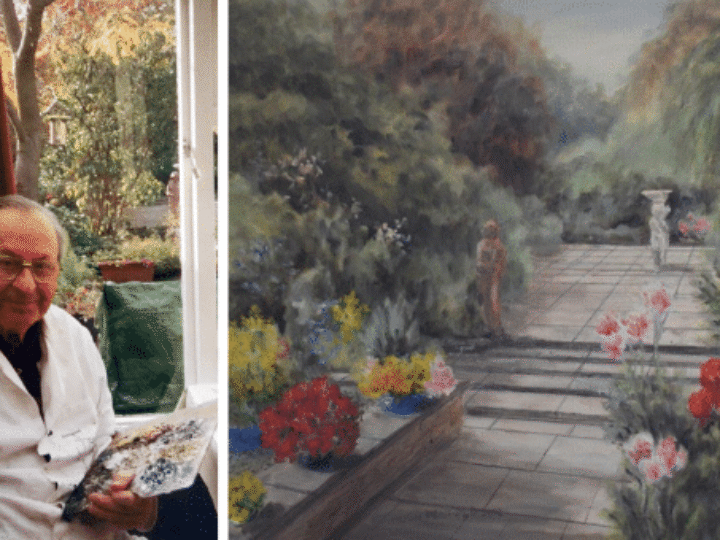 Sisters stunned to discover 150 paintings in dad’s loft – now set to be sold for MS charity