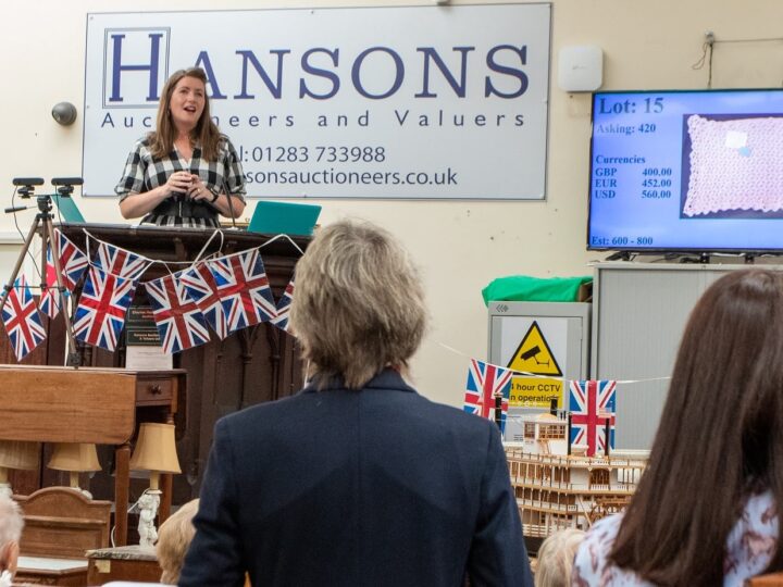 Emotional day as gran’s treasured cot blanket – made by Queen Mary in 1930s – sparks Jubilee Auction bidding battle