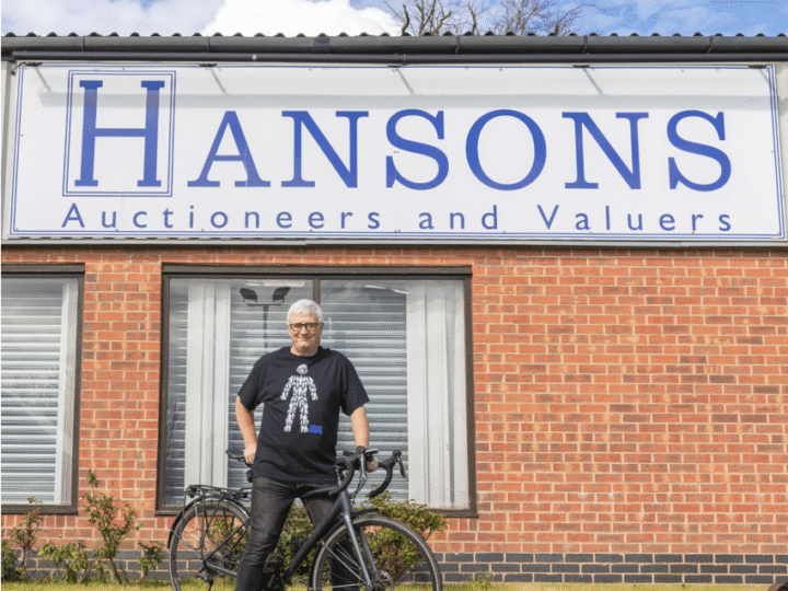 Hansons’ ceramics expert Barry gets on his bike to help vital charity cause