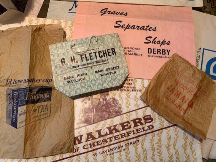 Incredible collection of decades-old Derbyshire carrier bags could spark ‘tidal wave of shopping nostalgia’ at auction