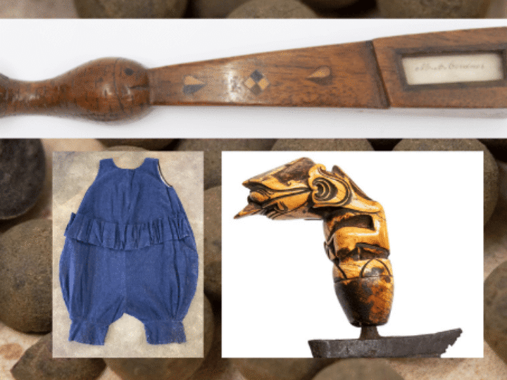 Quirky finds soar to auction success &#8211; like dungarees, knitting tools, oil cans and ancient town plans!