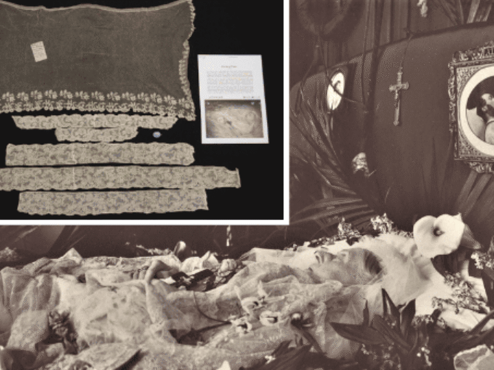 Lace reputedly used to shroud Queen Victoria’s coffin set for auction after decades in attic