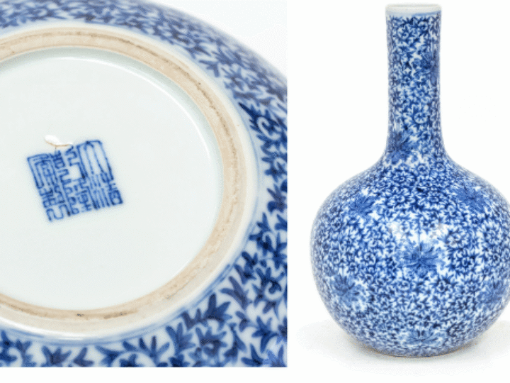 Chinese vase given to British spy in wartime set for auction after decades in Derbyshire lounge