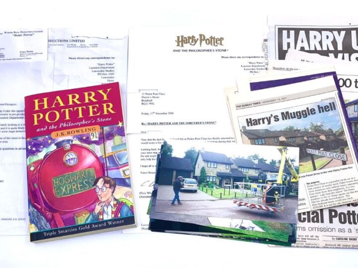 Chance to bid on memorabilia gathered at Harry Potter film location – the house where he lived under the stairs!