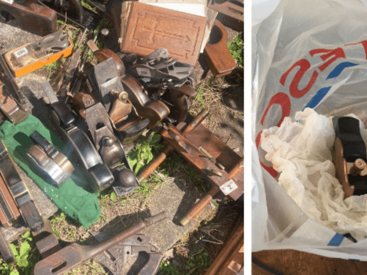 ‘Plane’ incredible! THOUSANDS of antique tools discovered in house include treasures in Tesco bag