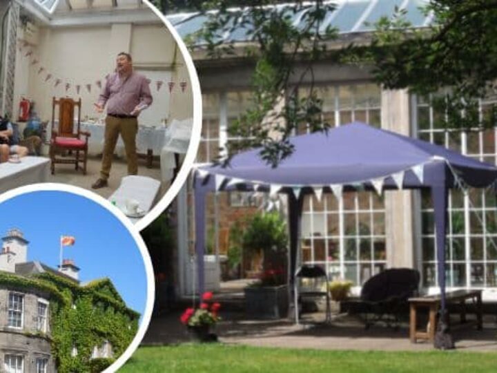 Community fundraisers enjoy summer treat at Bishton Hall