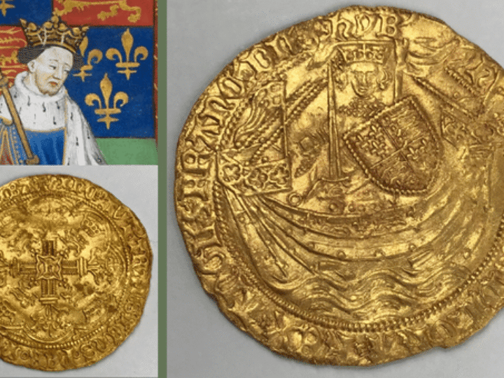 Ancient gold coin from 1400s – found by metal detectorist – displays beauty of money minted centuries ago