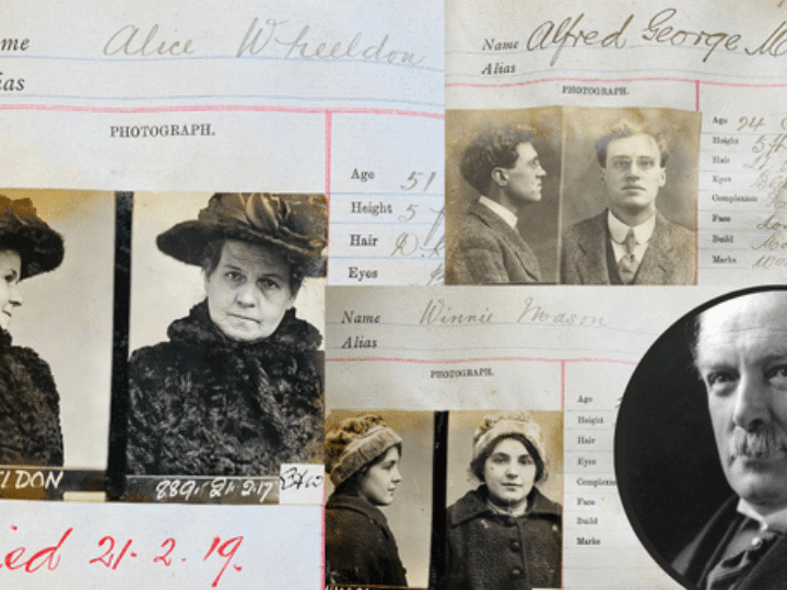 Haunting police images of UK criminals from bygone age – including woman convicted of plotting to kill PM – saved from skip