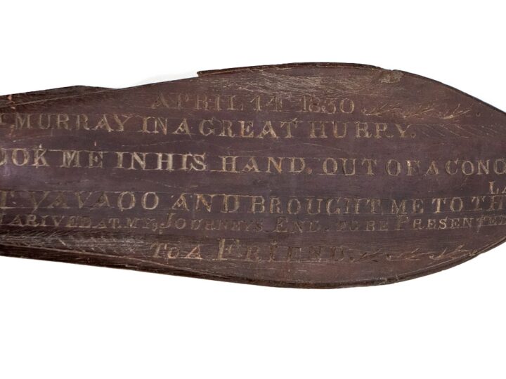 Exotic 200-year-old tribal paddle worth thousands found in DERBY – 10,000 miles away from its South Pacific home
