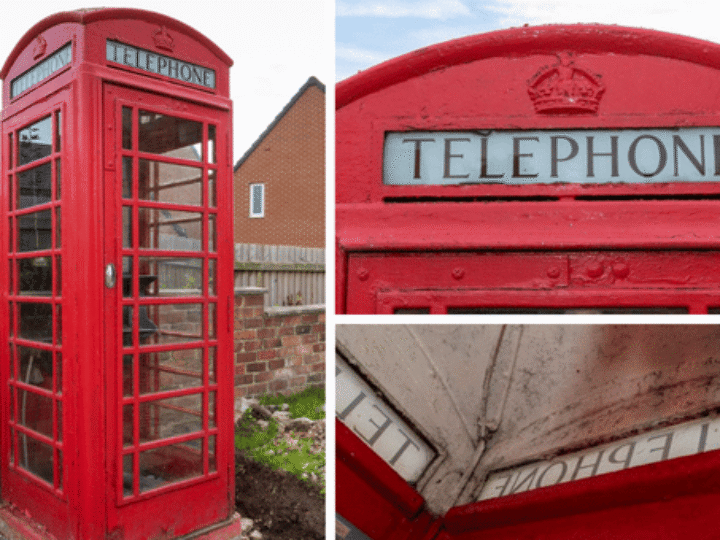 Time to dial up nostalgia and celebrate British heritage with a vintage red telephone box?
