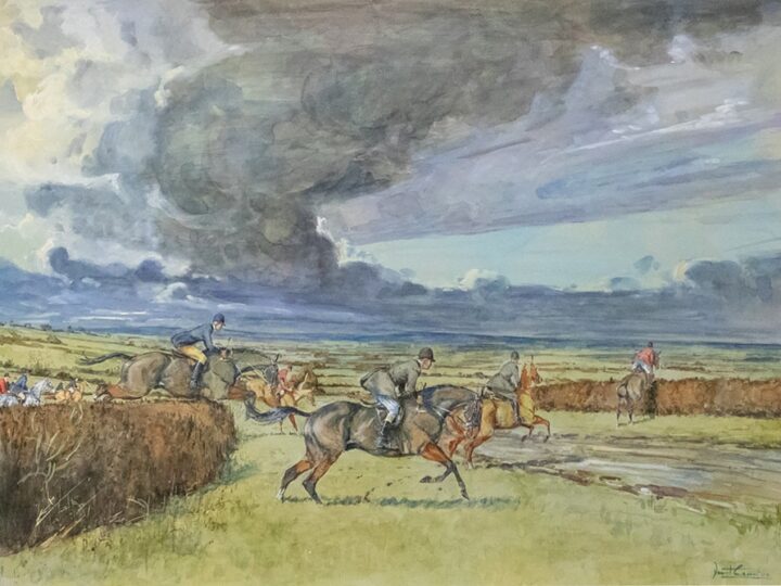 Two original paintings by renowned equestrian artist Daniel Crane gallop into January sales