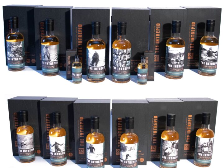 Ultra rare Intrepid whisky set &#8211; inspired by biggest bottle in world &#8211; set for auction