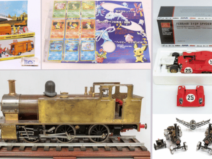 Ferraris, trains, Dinky vehicles and Pokémon drive record-breaking toy sale as bidders buy back their childhoods