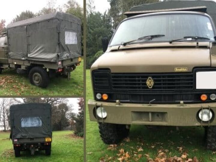 <strong>Make your escape in a very cool camper with army credentials!</strong>
