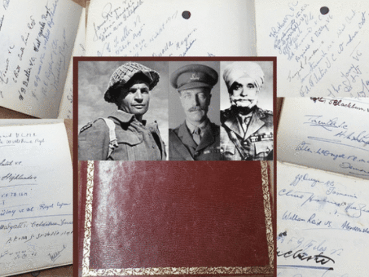 Extraordinary book signed by 128 Victoria Cross war heroes&#8217; set for auction &#8211; thanks to Queen&#8217;s kindness and &#8216;crafty&#8217; man