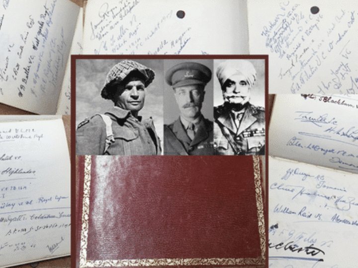Extraordinary book signed by 128 Victoria Cross war heroes&#8217; set for auction &#8211; thanks to Queen&#8217;s kindness and &#8216;crafty&#8217; man