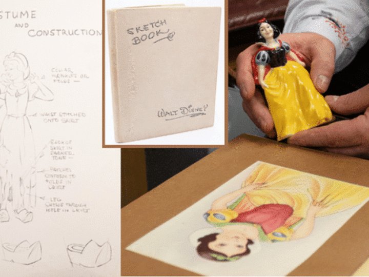 Discovery of 1930s Disney sketch book reveals Snow White magic taking shape