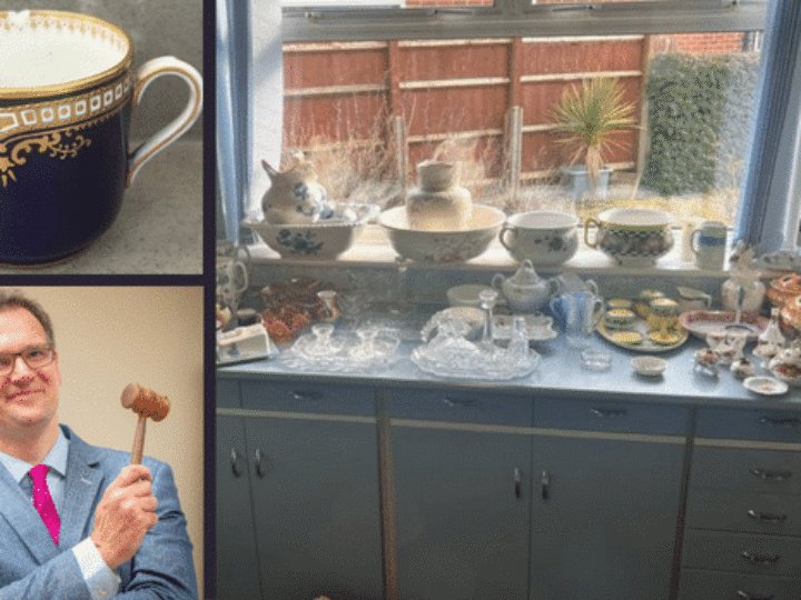 Rare Titanic cup worth thousands found on kitchen shelf