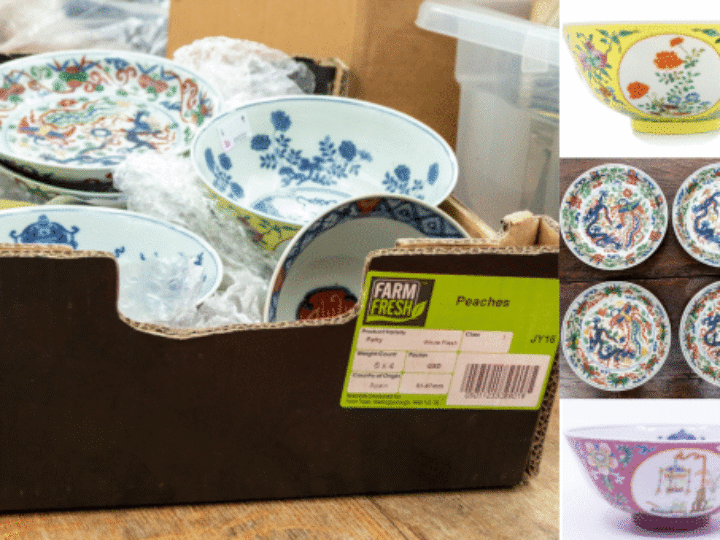 Cardboard box of ‘mum’s pots’ thought to be worth £30 achieves £100,000 at auction