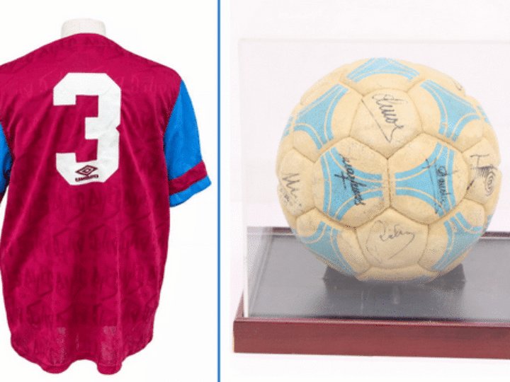 3 top lots in May Football Auction &#8211; ideal for Barcelona, Villa and Stoke City fans