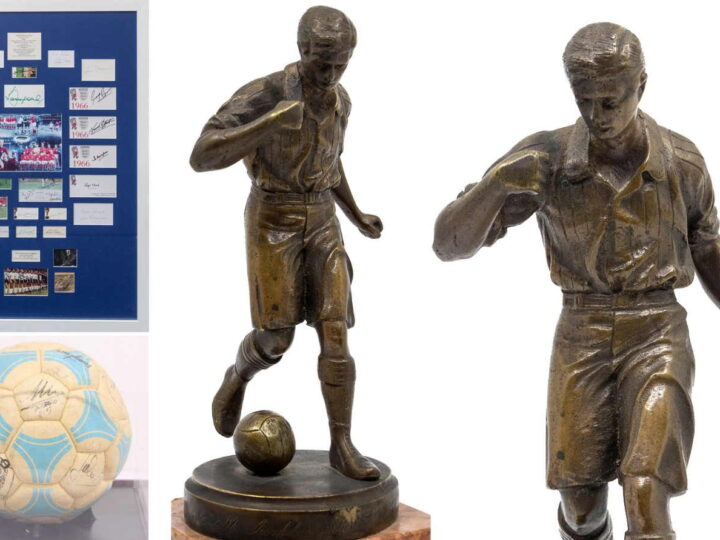 7 amazing lots in May Sports Auction including 1930 statue of &#8216;Mozart of football&#8217;