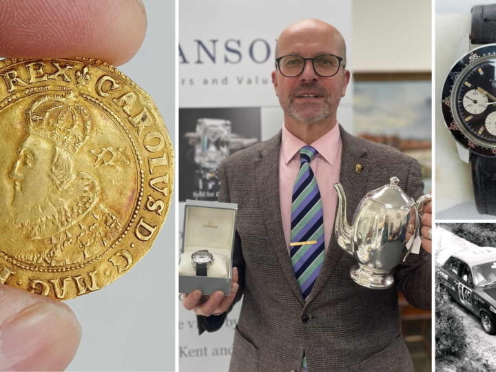 Centuries-old gold coin and watch presented to British rally driver in 1970 sell for thousands at auction