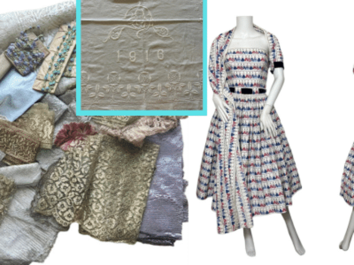 Demand for vintage clothes and textiles make auctions the height of fashion