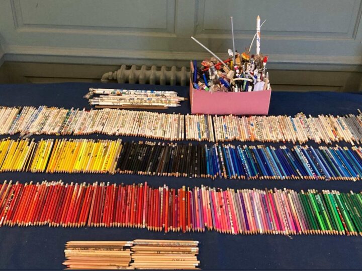 Headmistress’s quirky collection of 900 pencils could write auction story