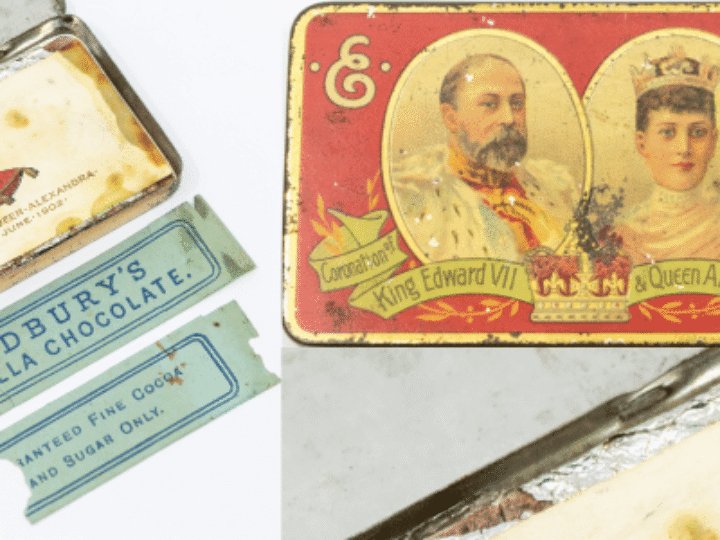 Coronation chocolate given to schoolgirl 121 years ago found uneaten due to  ‘generations of self-restraint’