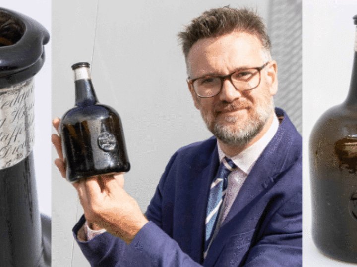 Centuries-old wine bottle set to toast Wedgwood pottery genius