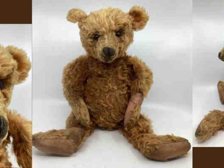 Teddy bear bought at car boot sale is rare Steiff worth THOUSANDS