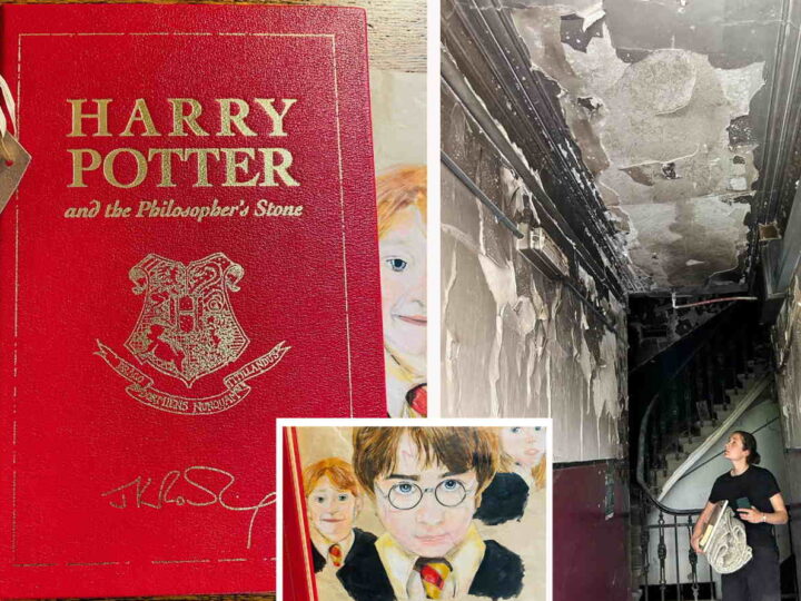 Ultra rare Harry Potter book &#8211; which survived flats blaze &#8211; could sell for thousands at auction