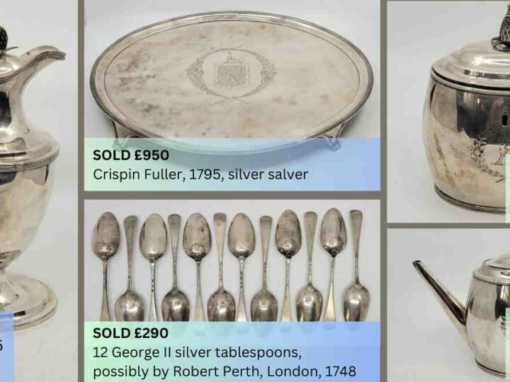 Fine Crispin Fuller silverware &#8211; treasured for centuries &#8211; sells for thousands in London auction