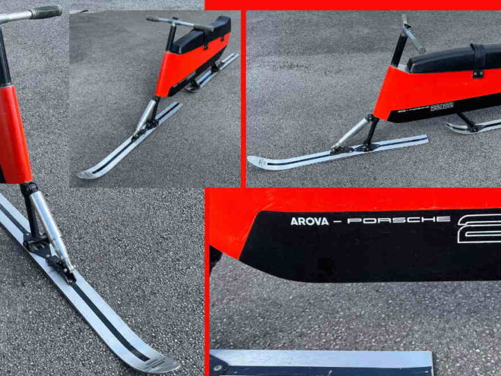 Fancy racing down the ski slopes on a Porsche?