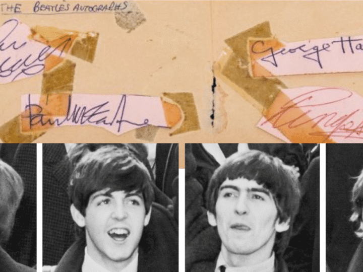 Beatles autographs cut out with scissors could make more than a snip at auction
