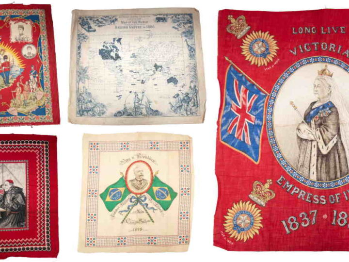 Historical hankies saved from skip decades ago ‘worthy of wiping away finest tear’